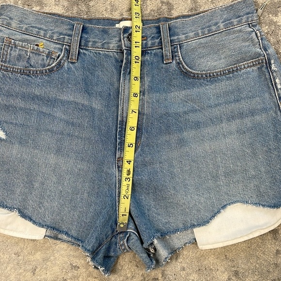 New Favorite Daughter Juni High Rise Shorts Floral Daisy Sunflower Sz 31 - Picture 10 of 16